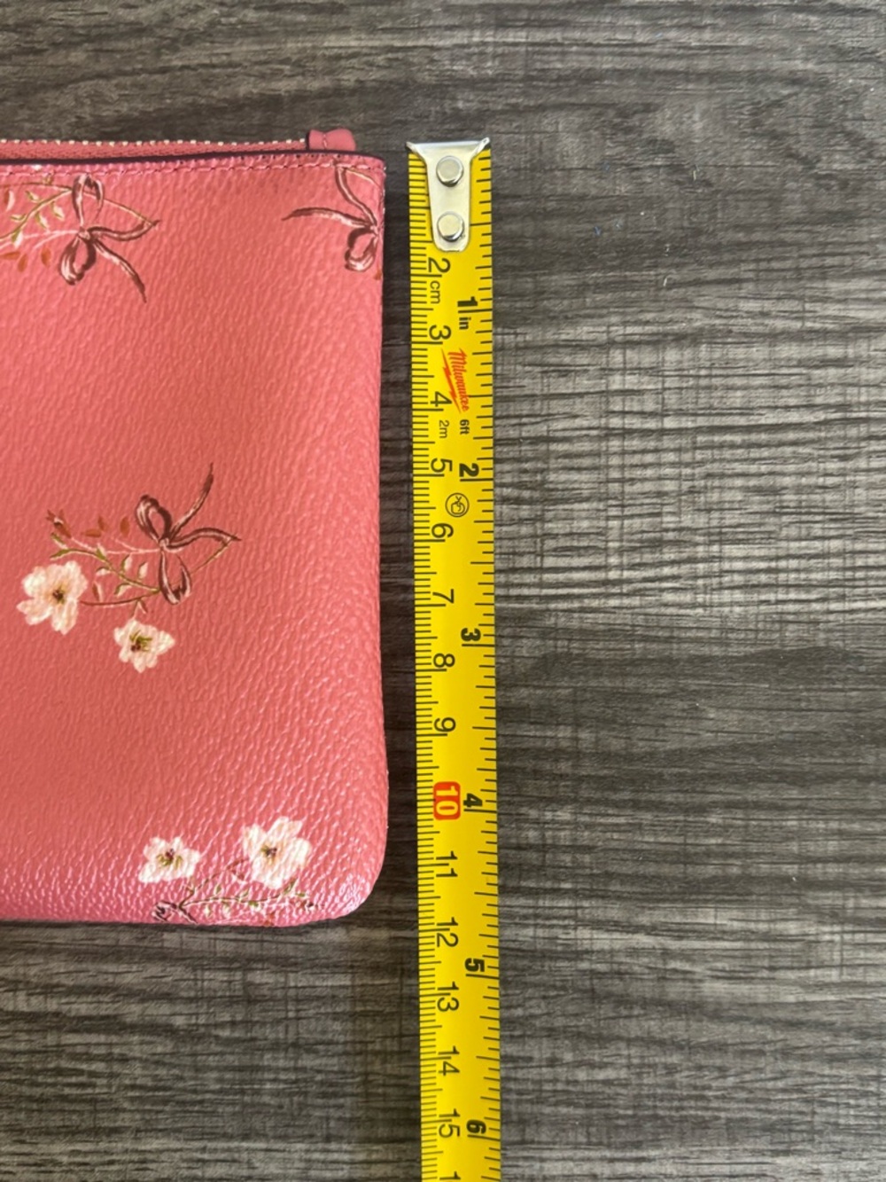 EUC Coach Floral 💐 Leather Wristlet - Picture 11 of 11